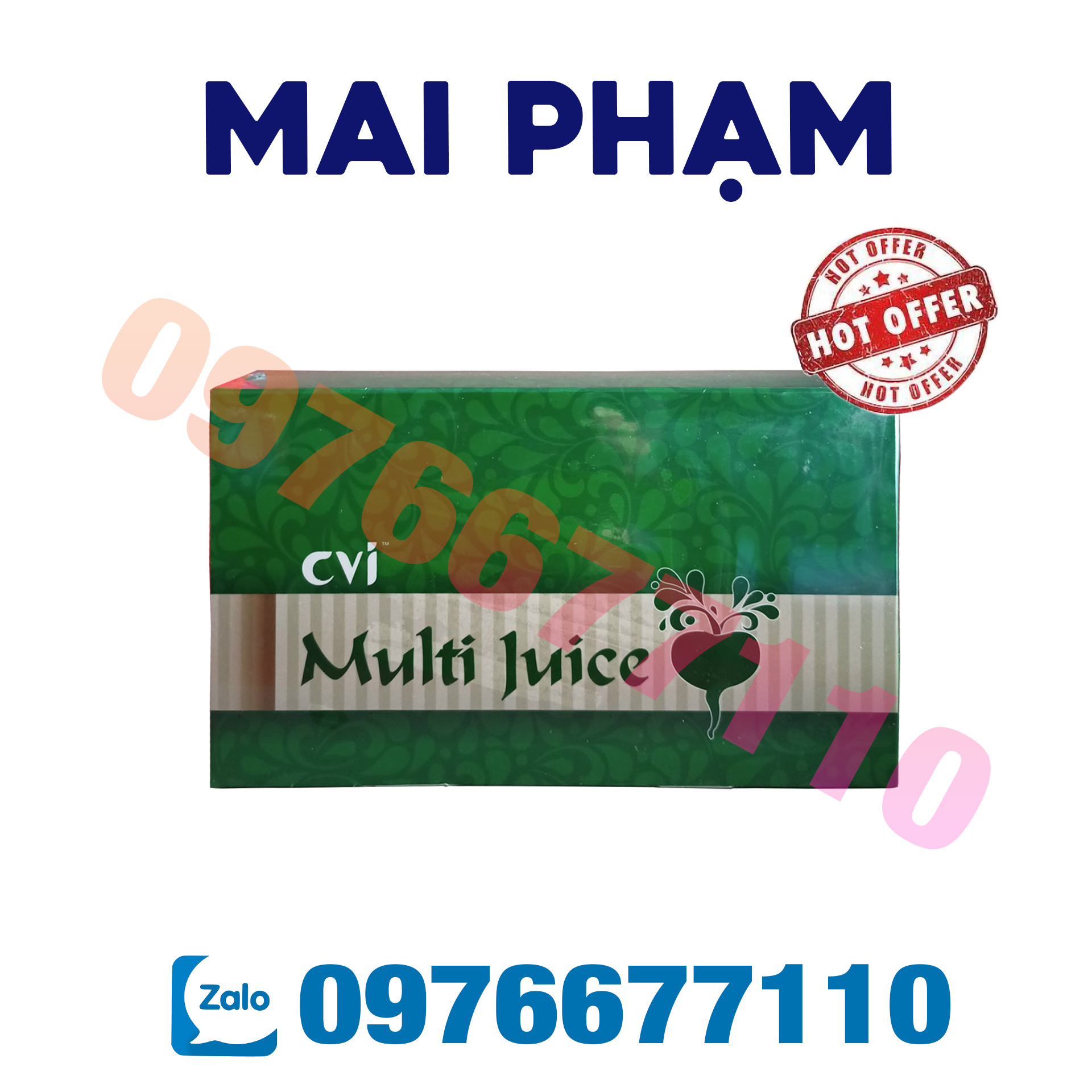 [ĐẢM BẢO CHÍNH HÃNG] Multi Juice nội địa Malaysia (hộp 30 gói)