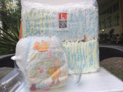 Korean Baby Diapers - 50 Pieces, Various Sizes, Breathable