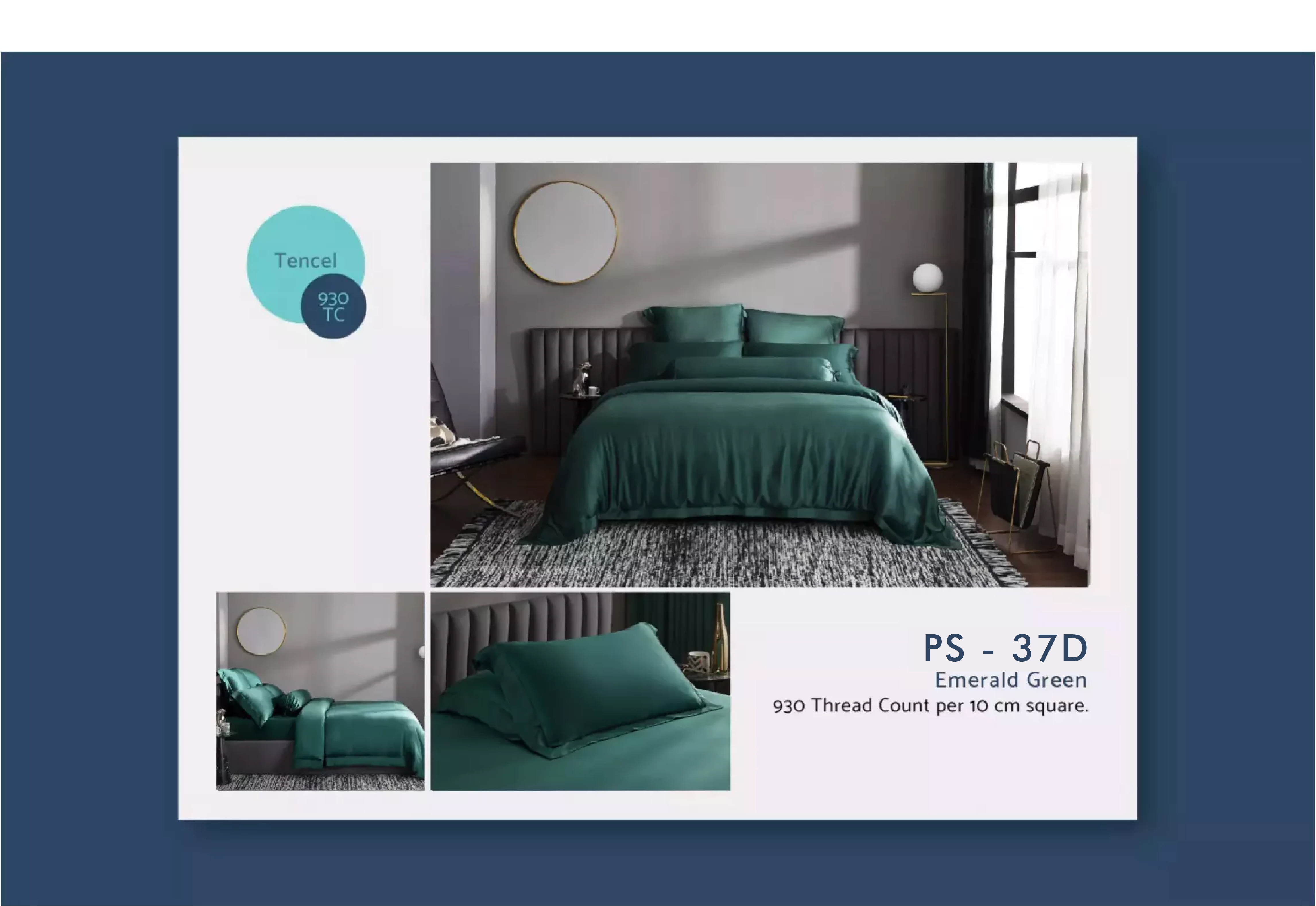 ชุดเตียง Palais Suite TENCEL™ LF สีเขียวมรกต