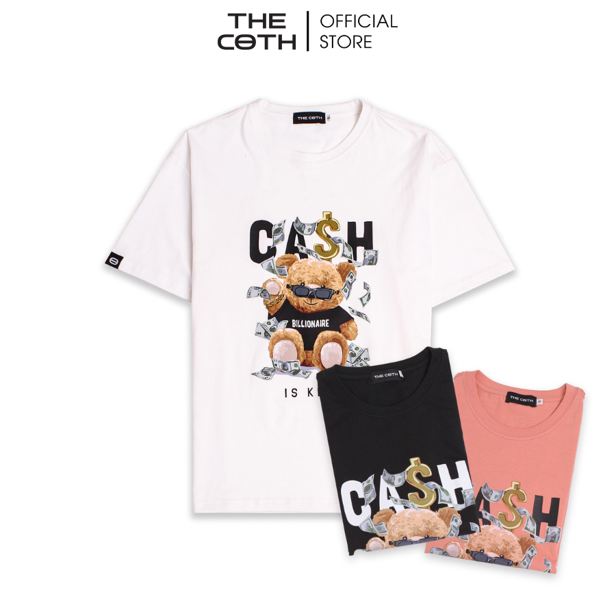 Áo thun nữ in gấu TEDDY cực Cool Ngầu, chất cotton 3 màu đẹp F2019 - Thương hiệu The Coth