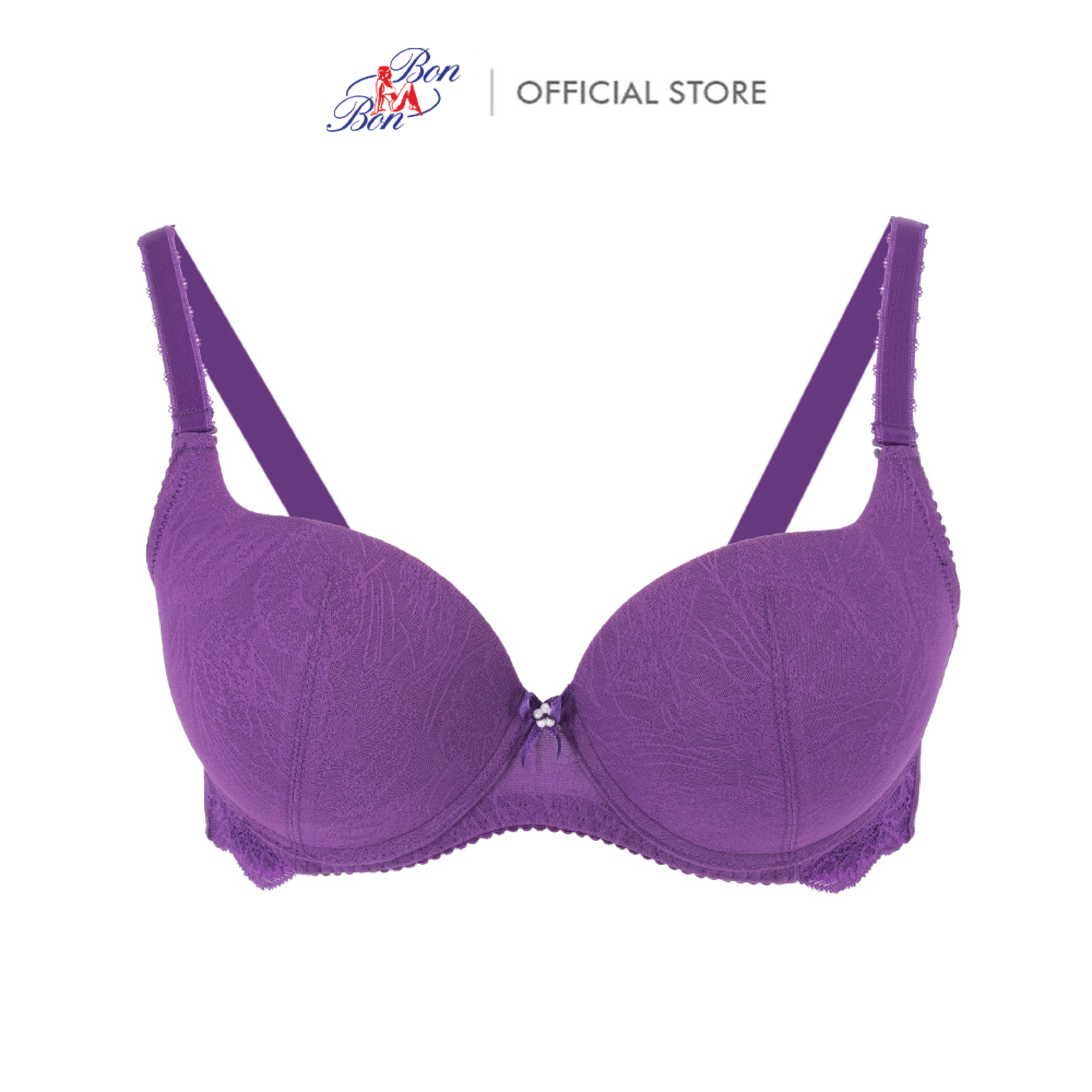 Áo lót cúp 3/4 ngực, mút vừa bon bon - bv35109