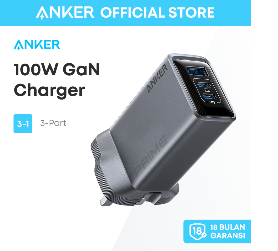 Shop Anker Charger 100w Prime at Better Price Online | Lazada