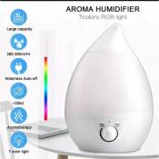 Modern Design Aromatic Humidifier with Colorful LED Lights (Brand Name: SafeMist)
