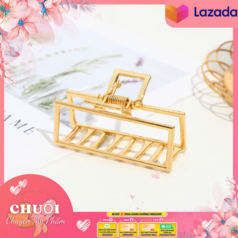 Kẹp tóc gấp tóc kim loại nhiều kiểu thời trang xinh xắn/Kẹp tóc gắp tóc gấp tóc kim loại hot trend/Kẹp càng cua kim loại cao cấp