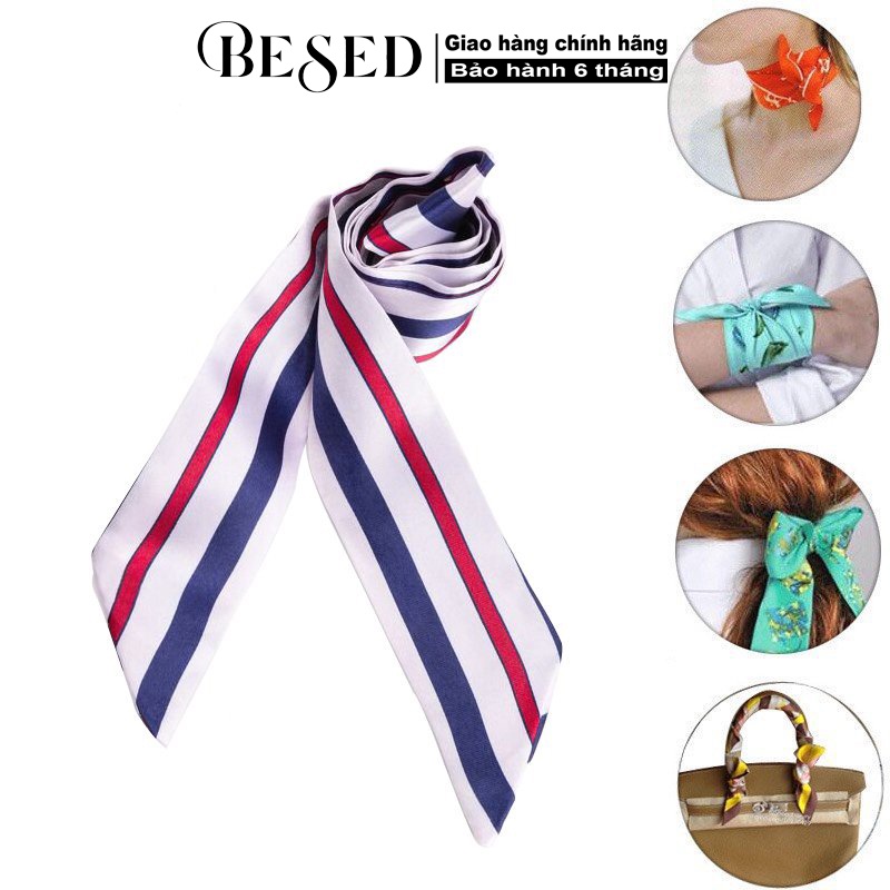 Khăn quấn quai túi xách , buộc tóc, quàng cổ besed -