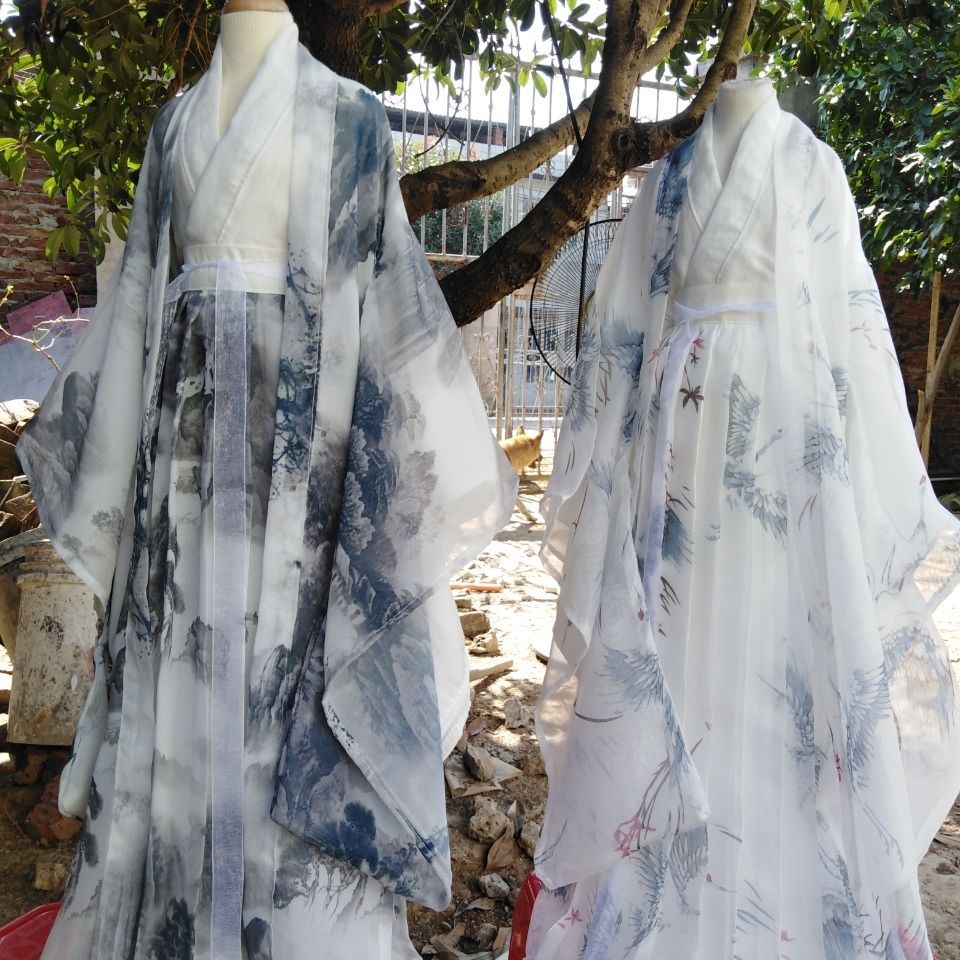 Four quarter baby clothes bjd men's baby clothes antique fake hanfu ancient clothes uncle three quarter big three clothing accessories