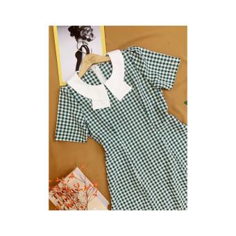 Đầm công sở cổ tròn ngắn tay BEMINE MT6345