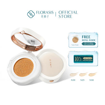 Florasis Cushion Foundation 13g*2 Flawless Jade Breathable – Custom-Fit Radiance for Hydrated or Matte Perfection