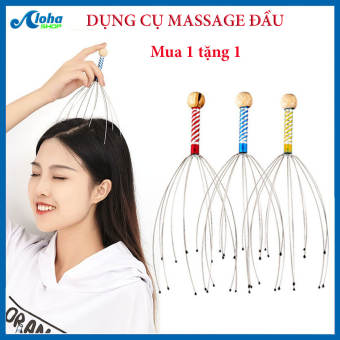 Cây Massage Đầu Bạch Tuộc Thư Giãn Head Massager