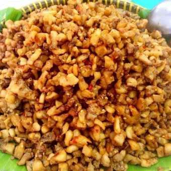 1kg Tóp mỡ nguyên chất chiên giòn lắc tỏi ớt