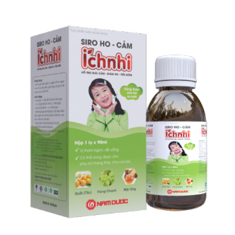 Siro Ho Cảm Ích Nhi - Giúp giải cảm, giảm ho, tiêu đờm lọ 90ml