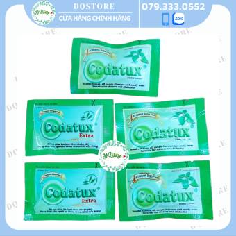 Kẹo ngậm sát khuẩn codatux, giúp sát khuẩn ho hấp, tan đàm, giảm ho -  2 gói ( gói 2 viên)