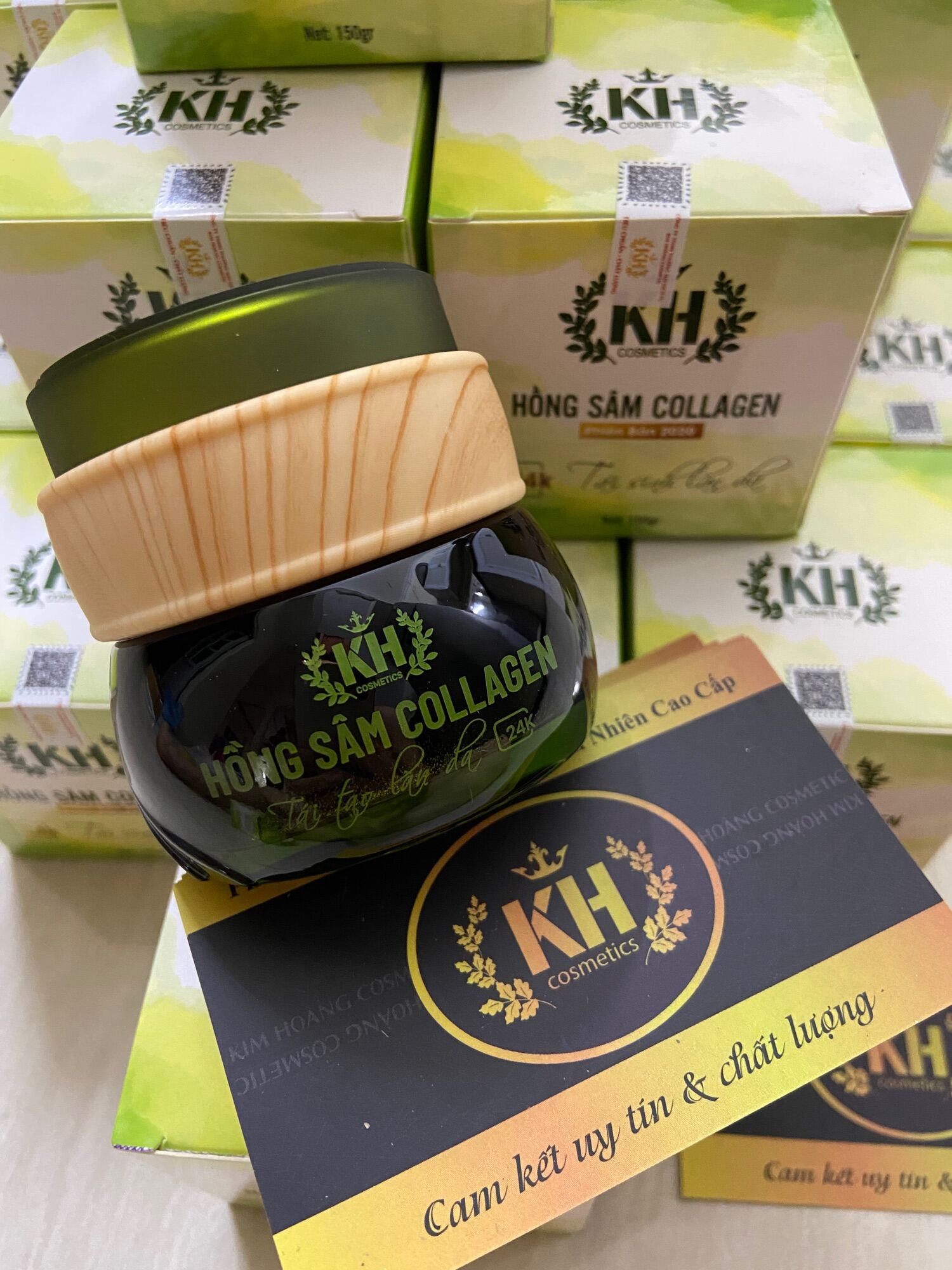 Mặt nạ hồng sâm Kim Hoàng, hút nám, thải chì, dưỡng trắng da