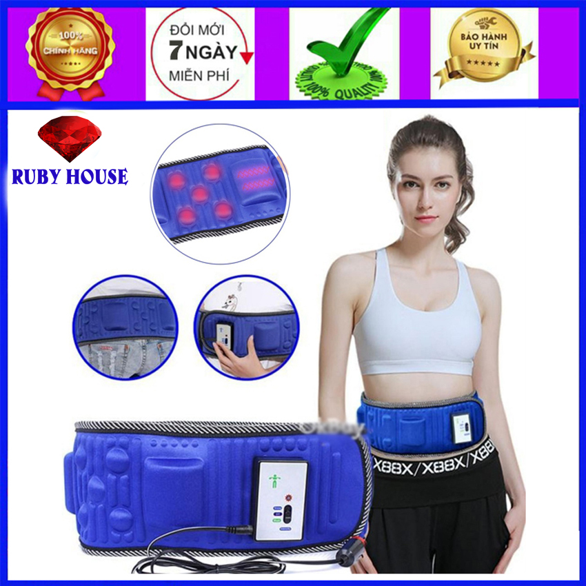 Đai massage giảm béo X5 Hàn Quốc,máy đánh tan mỡ bụng hiệu quả, máy giảm mỡ bụng  X5 Hàn Quốc - Ruby House