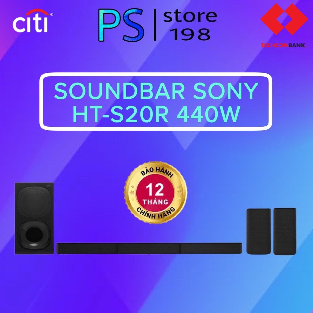 Dàn âm thanh Soundbar Sony 5.1 HT-S20R (400W)