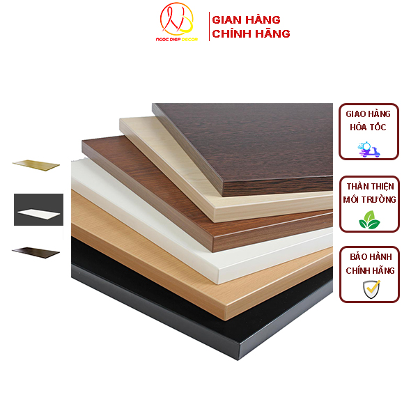 Mặt bàn học gỗ MDF phủ melamin, mặt bàn làm việc chống ẩm kích thước 120, 100, 80cm TIMILO DECOR