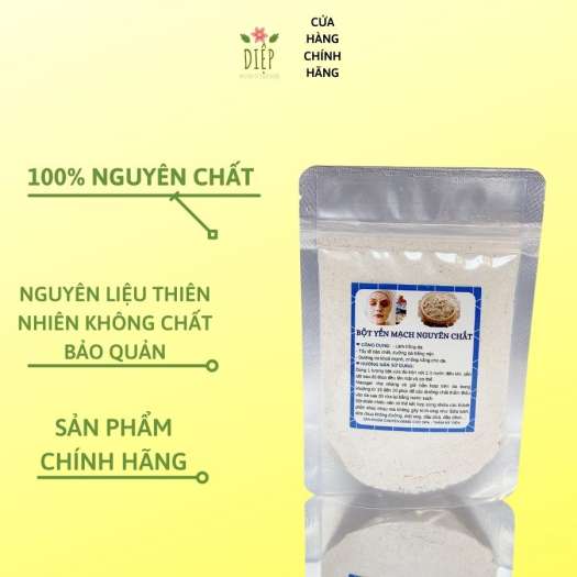 Bột yến mạch nguyên chất đắp mặt