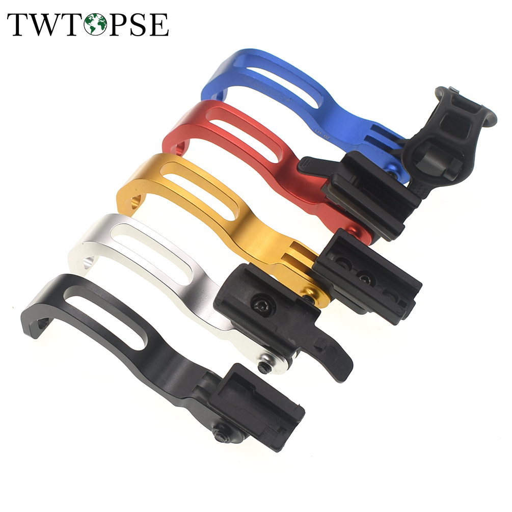 Twtopse giá đỡ gắn đèn trước xe đạp xe đạp cho brompton xe đạp gấp 3 sáu mươi pikes crius dahon fit cateye rockbros gaciron giá đỡ máy ảnh gopro