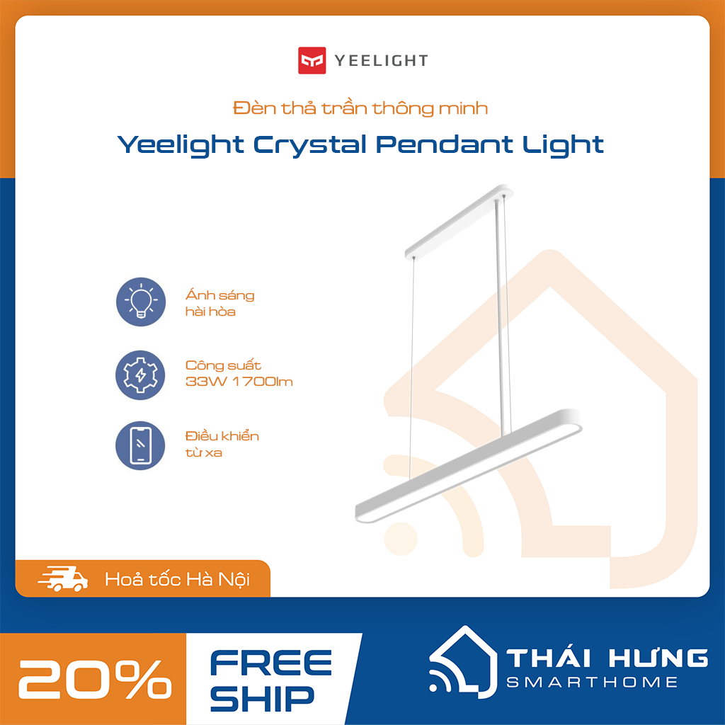 Đèn thả trần Yeelight Crystal Pendant Light YLDL01YL