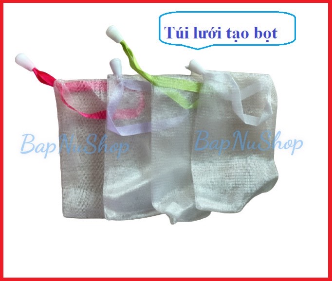 Túi lưới đựng xà phòng tạo bọt