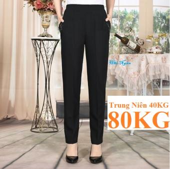 QUẦN THUN TRUNG TUỔI TRUNG NIÊN CAO CẤP (48-80KG), quần nữ trung tuổi, quần nữ trung niên, quần trung niên