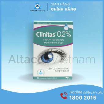 Clinitas 0,2 - Nước nhỏ mắt nhân tạo CLINITAS 0.2%