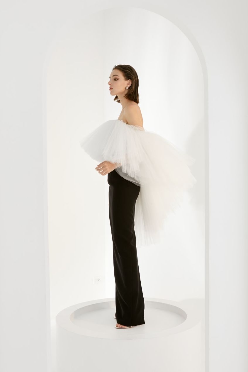 NICHp Alla long dress เดรสยาว เดรสเกาะอก เดรสปิดแขน เดรสไปงาน หากสินค้าหมด พรีออเดอร์ 3 week ค่ะ ราคา 18,000 บาท*ส่งฟรี
