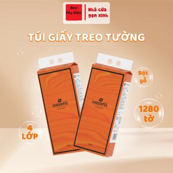 TÚI KHĂN GIẤY VỆ SINH TREO TƯỜNG 1280 TỜ HÀNG NỘI ĐỊA TRUNG - KHĂN GIẤY 4 LỚP DAI VÀ MỀM MỊN