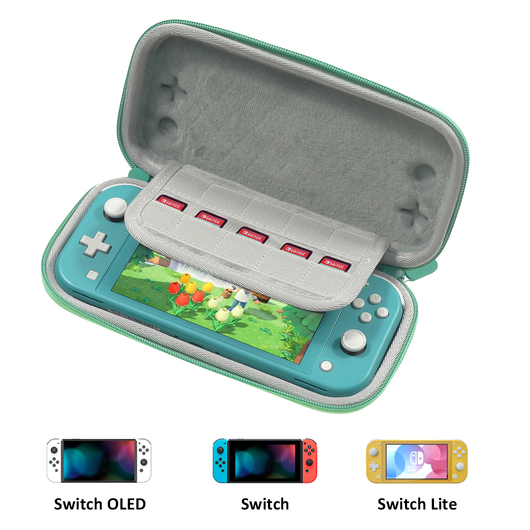Denk cho nintendo switch/switch lite/switch ốp cứng oled mỏng túi bảo vệ di động chống rơi chống nước