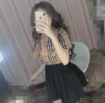 áo sơ mi nữ bbr ngắn tay cao cấp