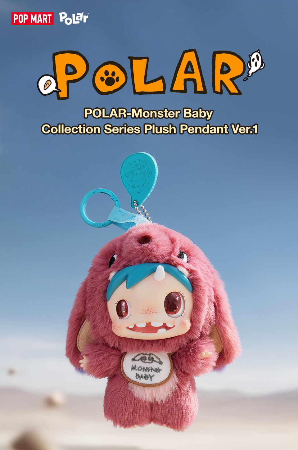 POP MART POLAR-Monster Baby Collection Series Plush Pendant Ver.1
