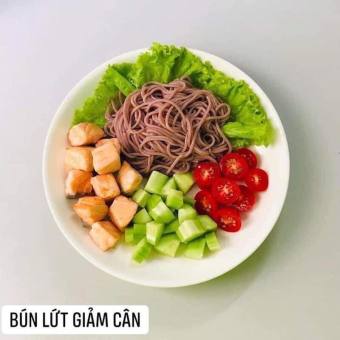 Bún gạo lứt 100% làm từ gạo lứt đỏ, hỗ trợ giảm cân, dành cho người ăn kiêng, tiểu đường, ăn chay 500g