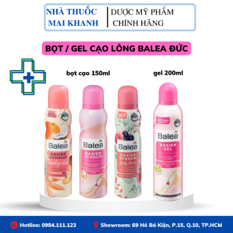 Bọt cạo lông Balea 150ml