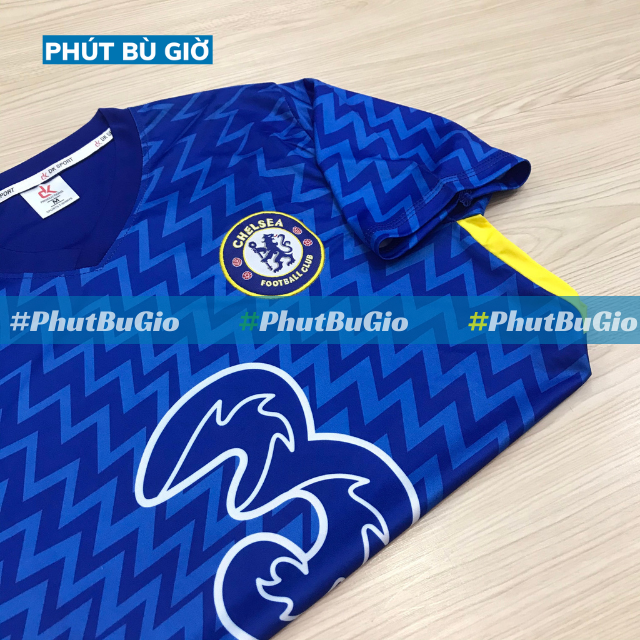 [ẢNH THẬT] Bộ Quần Áo Đá Banh Bóng Đá CLB CHELSEA Thun Lạnh Trơn Mùa 2021 - Phút Bù Giờ Sports