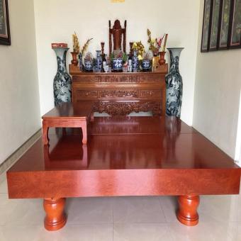 Sập Chiếu Ngựa Gỗ Xoan Đào Nam Phi