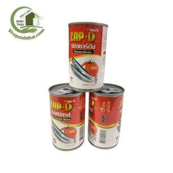 Cá Mòi Zap - D Sardine ( Cá Hộp ) Thái Lan 145g