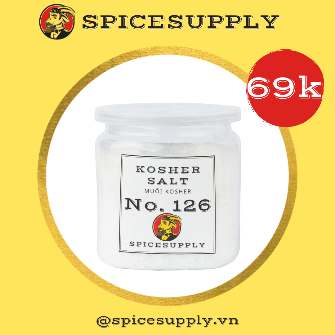Hũ 120g Kosher Salt - Muối Kosher
