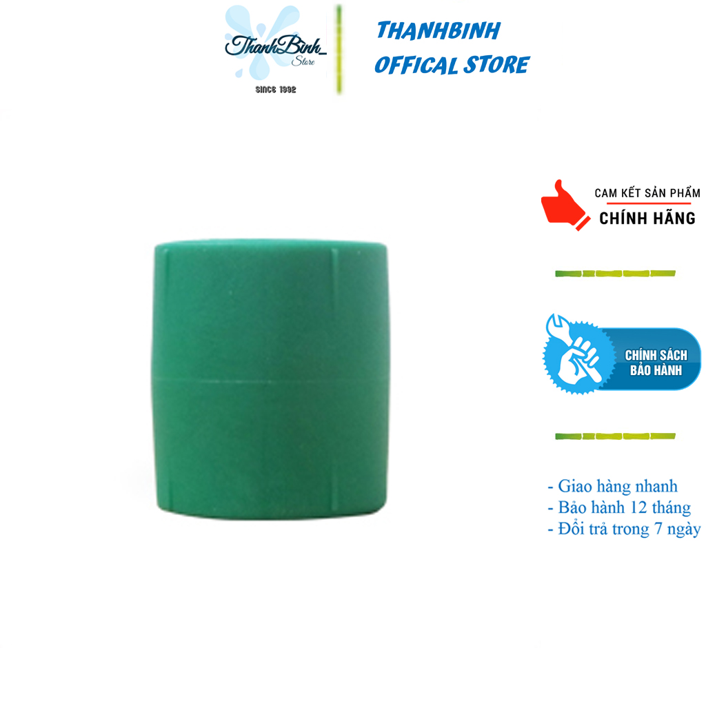 Măng sông nhiệt 20 mm/ khớp nối thẳng ppr 20 mm - europipe