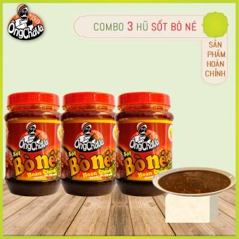 Combo 3 Hũ Sốt Bò Né Ông Chà Và 220gram