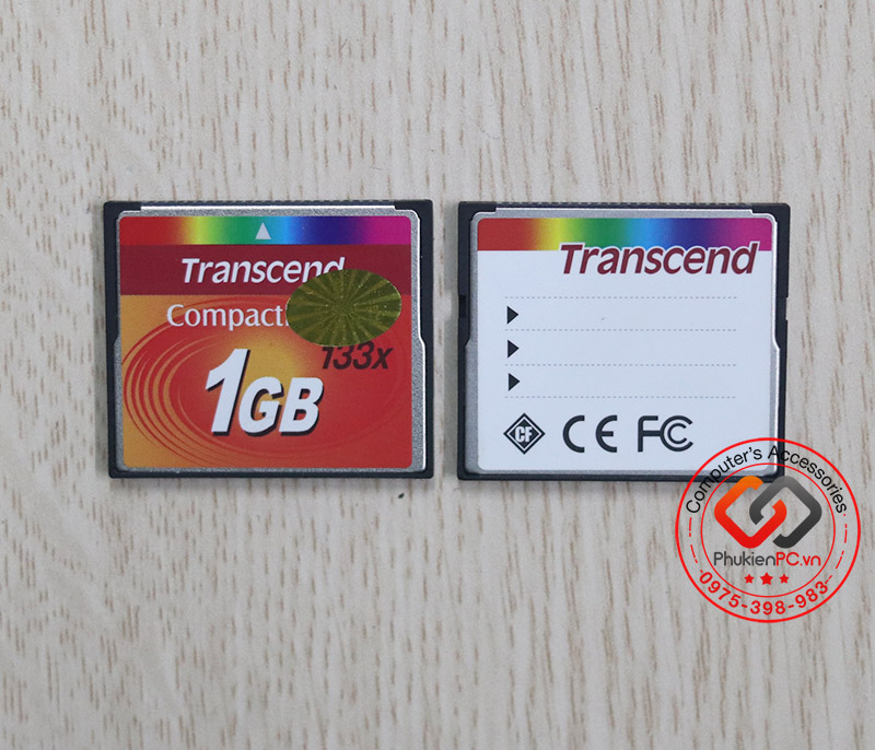 Thẻ nhớ CF Card 1Gb Transcend 133x chuyên dụng cho máy CNC