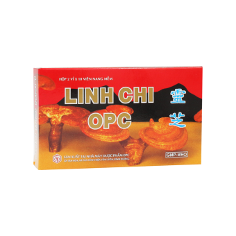 Điều hòa huyết áp, giảm Cholesterol LINH CHI OPC (20 viên)