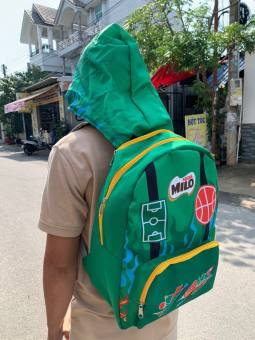 Balo quà tặng milo cho bé cấp 1 - hàng quà tặng milo mới 2023