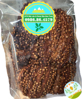 Chuối hột ép miếng Kon Tum ngâm rượu giảm đau lưng