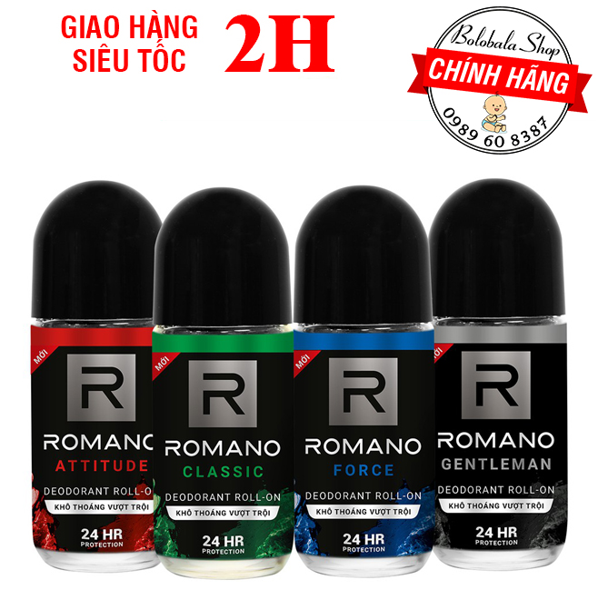 Lăn khử mùi romano 40ml/ 50ml