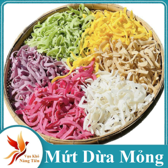 Mứt dừa sợi bào mỏng bánh tẻ Nhà Làm- VỰA KHÔ NÀNG TIÊN