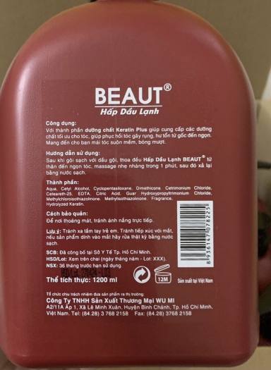 Hấp dầu lạnh Beaut 1200ml