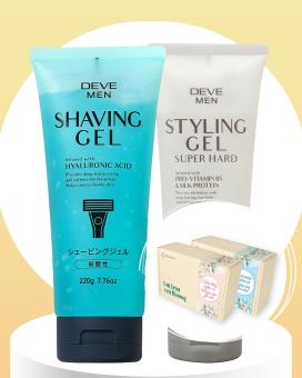 Gel Cạo Râu Và Gel Tạo Kiểu Tóc Deve