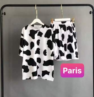 SET BỘ ĐỒ NAM NỮ BÒ SỮA SANG CHẢNH CAO CẤP - MẶC ĐI CHƠI ĐI LÀM ĐỀU ĐƯỢC - PARIS FASHION