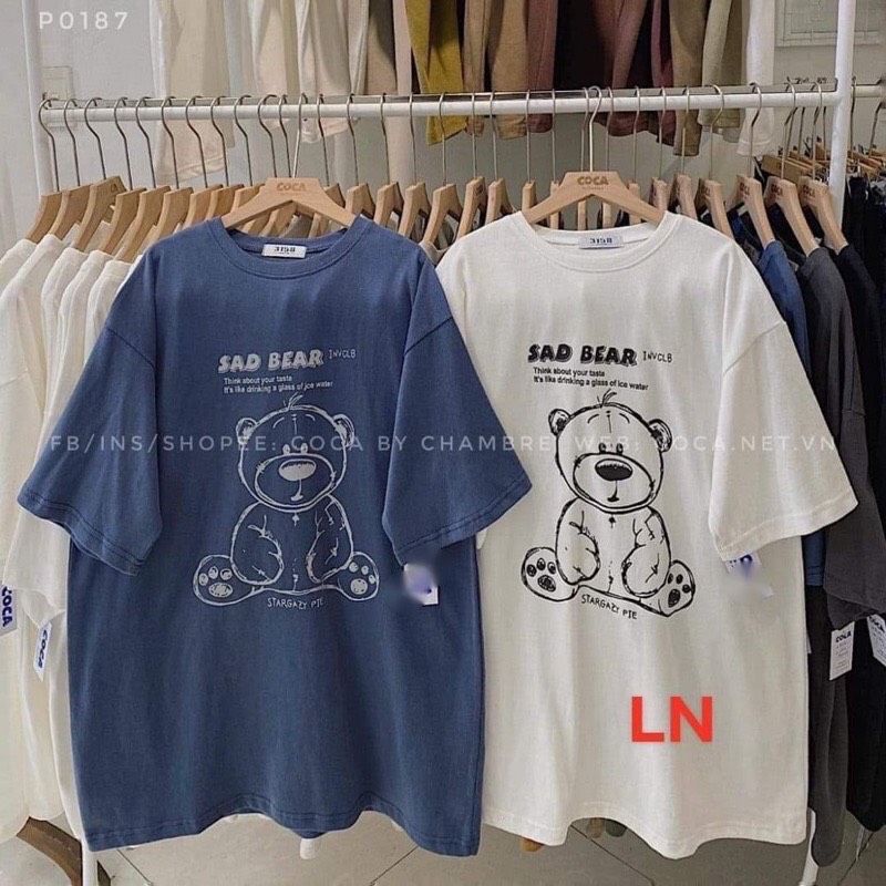 Áo phông sad bear ln11