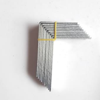 Bộ 20 pad góc vuông, ke góc vuông 5 x 8cm rộng 1.5cm. Chất liệu thép mạ kẽm.